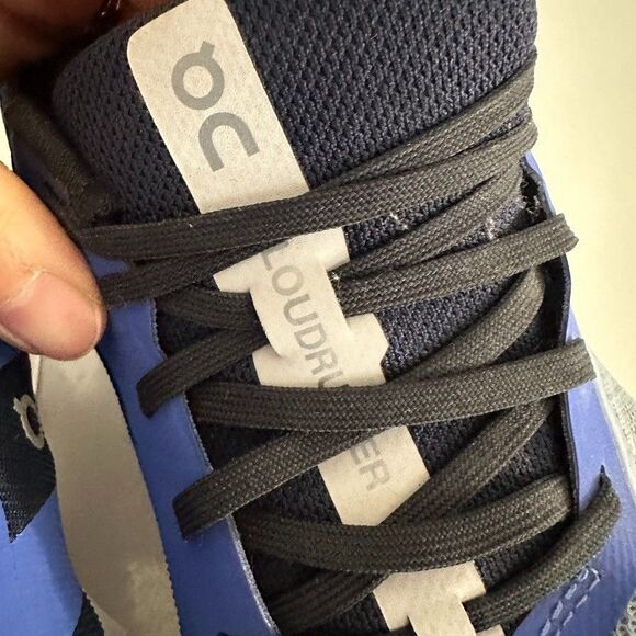 ON Running Cloud Cloudrunner Chambray Blue Midnight Running Shoes Women's Size 8 - Picture 10 of 12